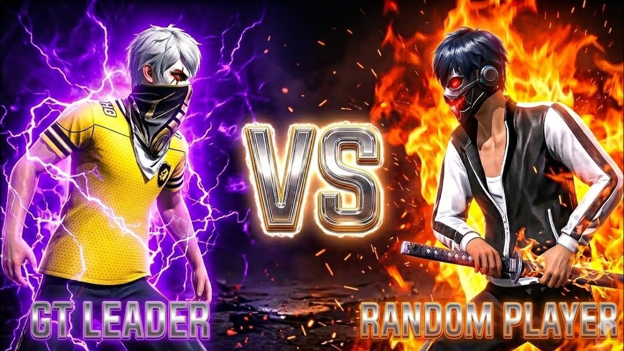GT LEADER VS RANDOM PLAYER 🔥 kya lagta hai guys kon jeetega#freefire#1v1custom #trending#viralvideo 