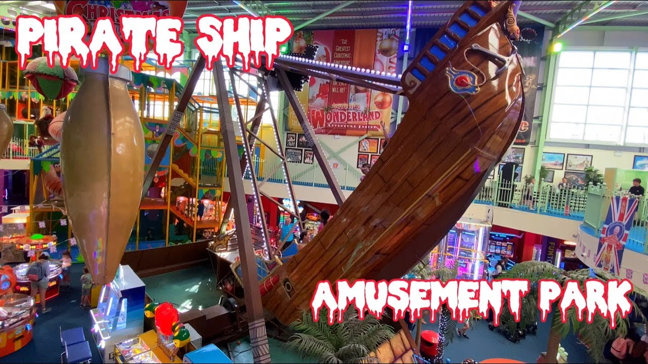 Amusement Park - Pirate Ship Ride Adventure Island | Theme Park