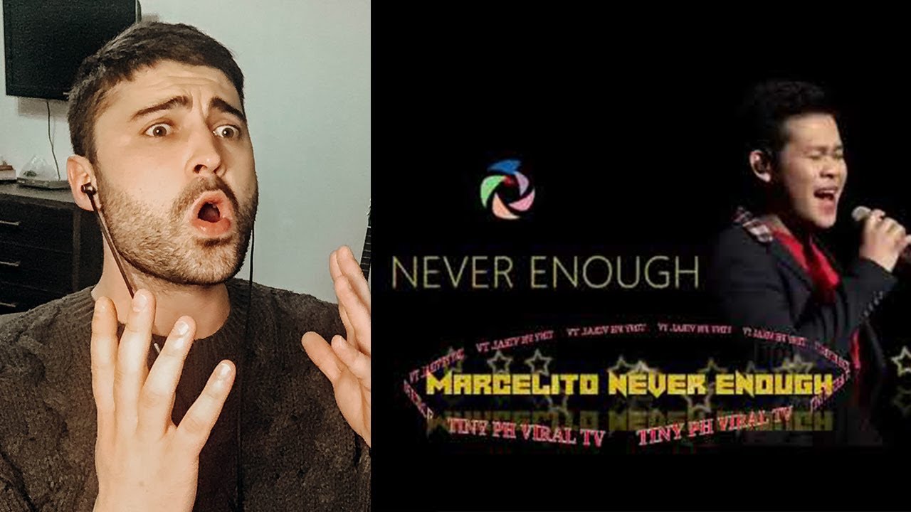 NEW PERFORMANCE! Marcelito Pomoy - Never Enough at One Magical Night Concert | REACTION