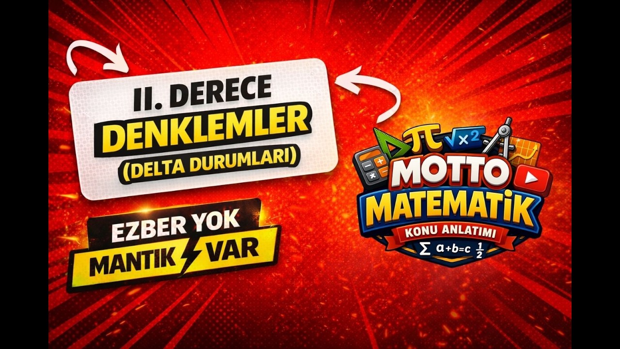 II.DERECE DENKLEMLER (DELTA DURUMLARI)
