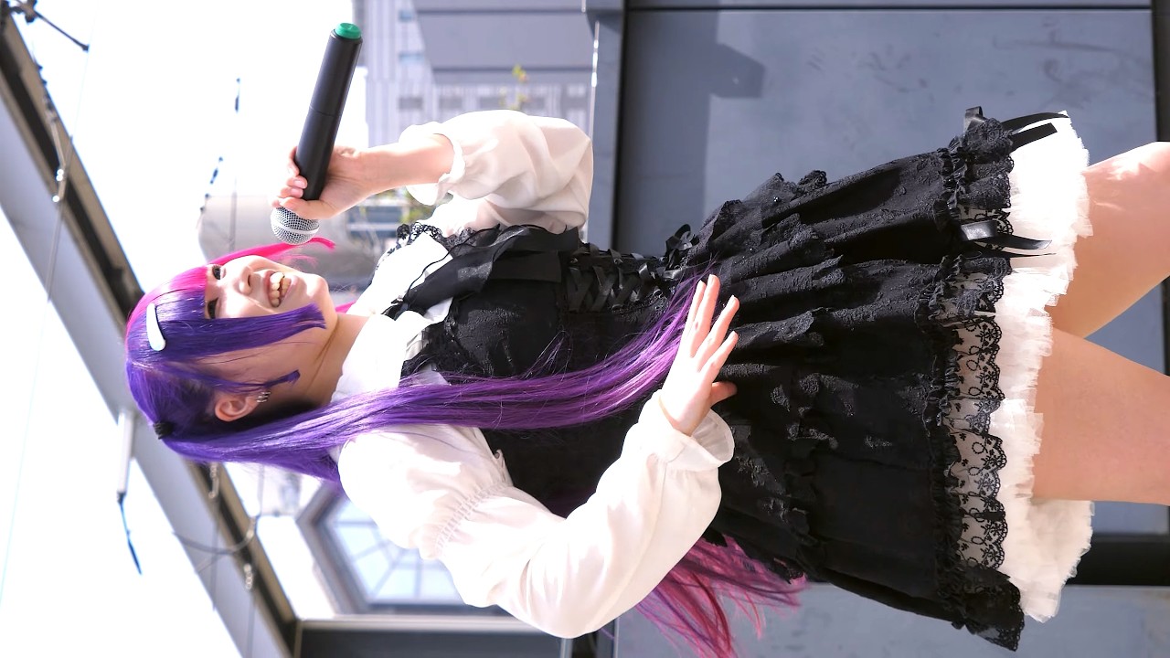 【生歌】【アイドル】【🌾米騒動🍚】NSE 所属 女性アイドルグループ 「魚津米WARS(うおづこめうおーず)」(富山PRガール（仮）) 11曲目 富山駅前路上ライブ 縦動画 2025年4月19日