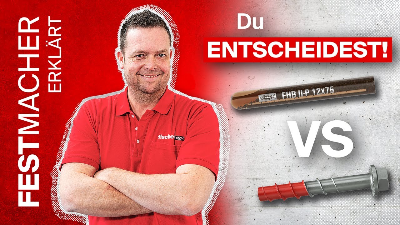 CHALLENGE Chemie- vs. Stahlbefestigung