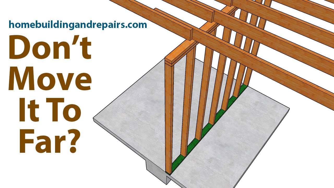 Problems You Could Run Into Moving Load Bearing Wall A Few Inches - Home Remodeling Answers