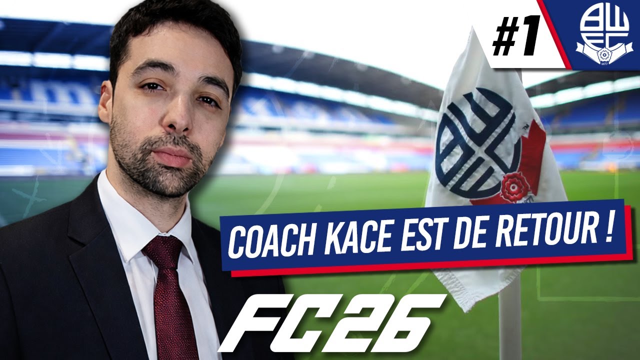 COACH KACE REPREND DU SERVICE | Carrière Manager - Bolton Wanderers #1