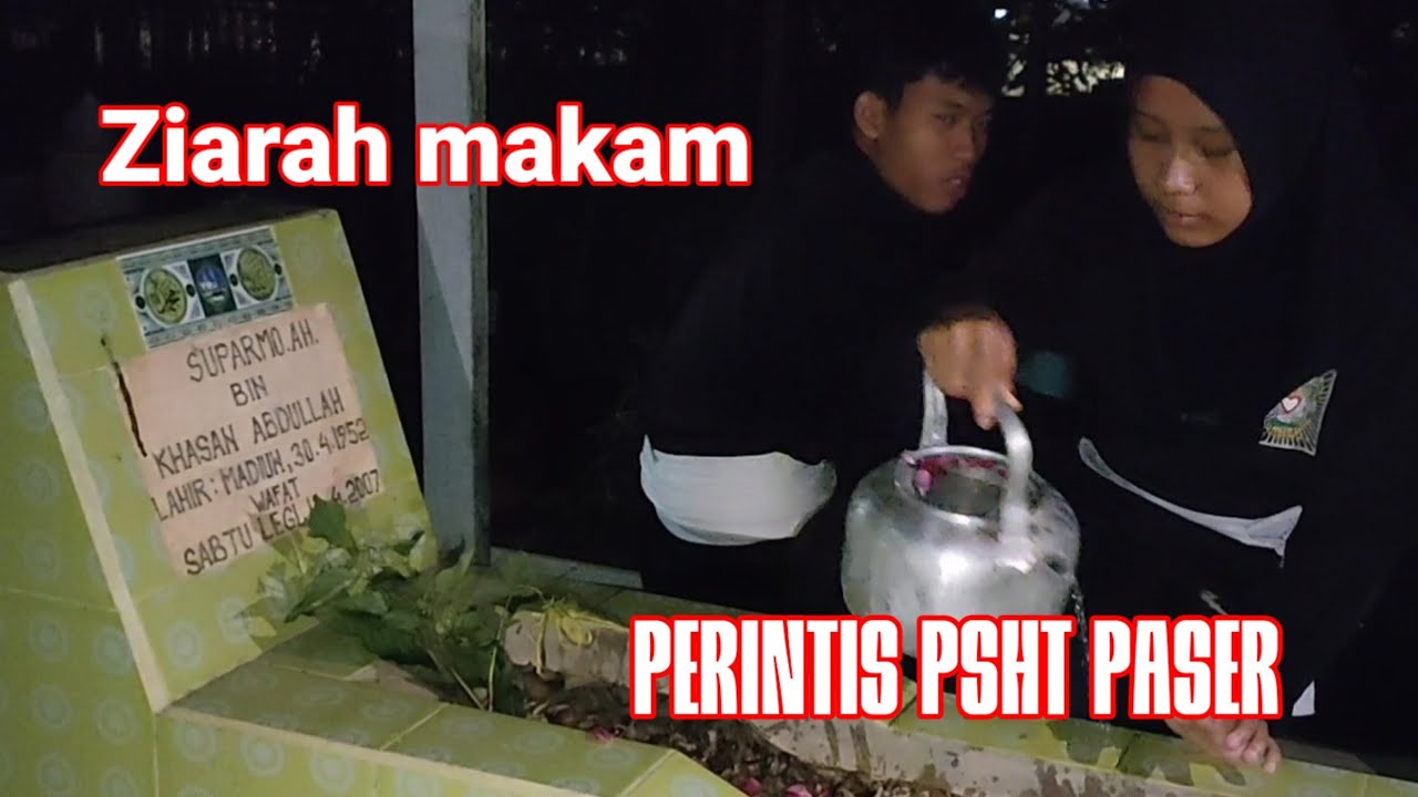 Giat rutin bulan suro ziarah ke makam perintis PSHT Paser dan kirim do'a kepada poro sesepuh PSHT