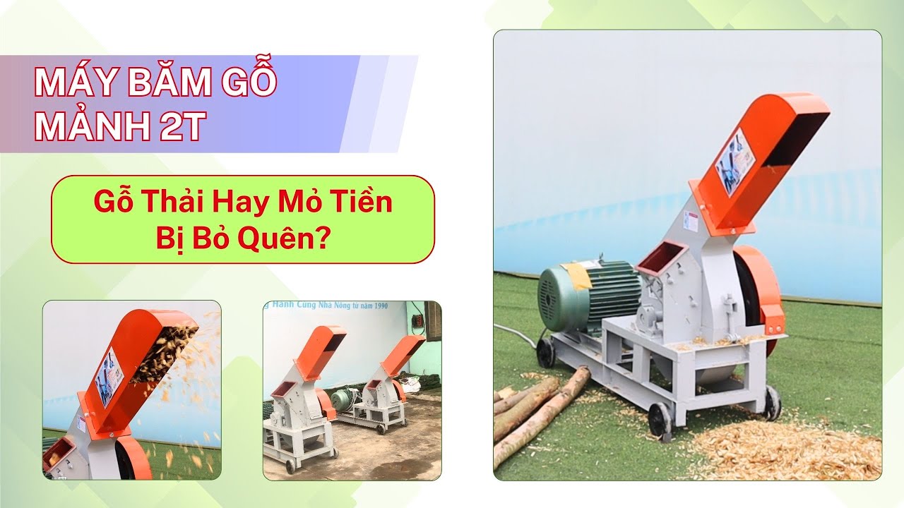 Gỗ Thải Hay Mỏ Tiền? Cách Xưởng Mộc Băm Gỗ Ra Tiền Mỗi Ngày