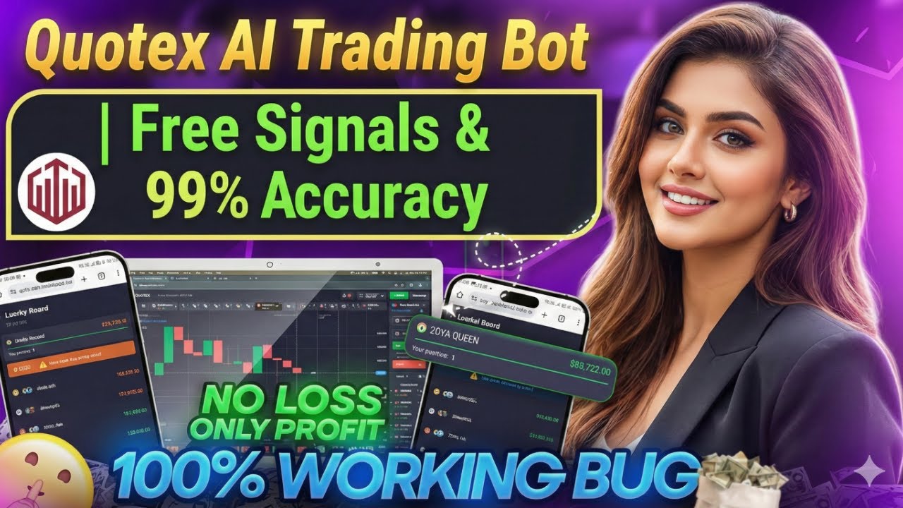 Quotex AI Bot 2026: 99% Accuracy Sureshot Signals 🤯 (Free Download)