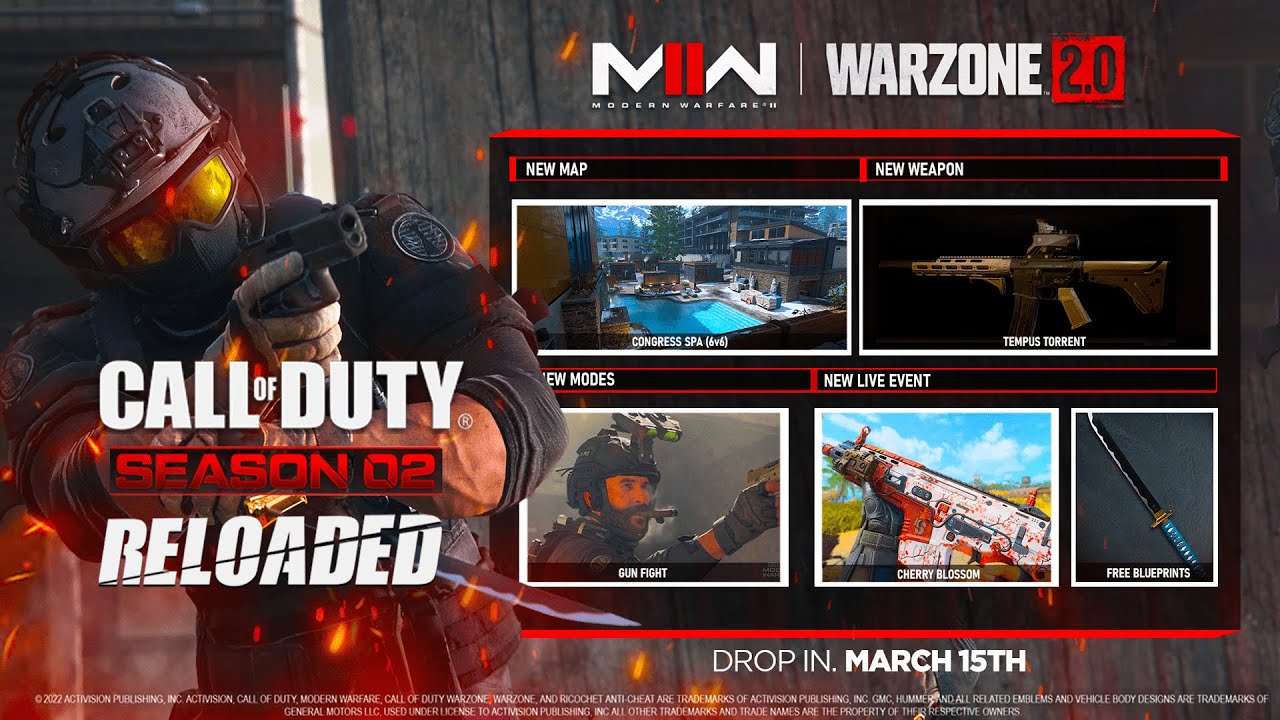 MW2 SEASON 2 RELOADED UPDATE! (FREE Rewards, NEW MAP, NEW EVENT, & MORE) - Modern Warfare 2