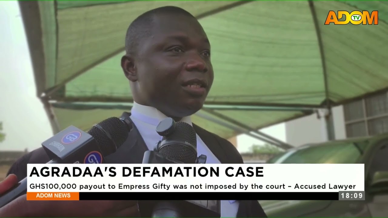 Agradaa's Defamation Case: Ghs100 000 payout to Empress Gifty was not imposed by the court - News