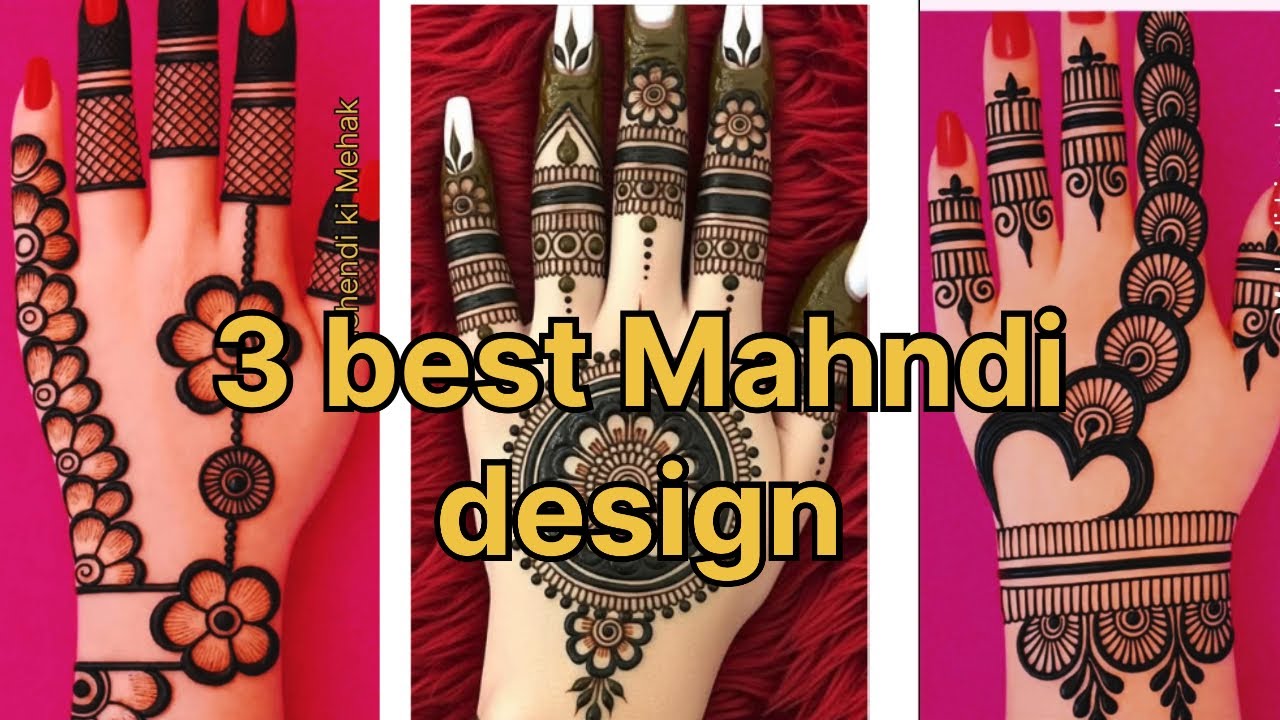 Eid 🌙 special Simple back hand Mahndi design ❤️🥰|| Mahndi design || bridal Mahndi design || Mahndi 