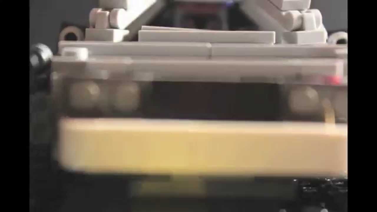 Lego Bttf clocktower scene