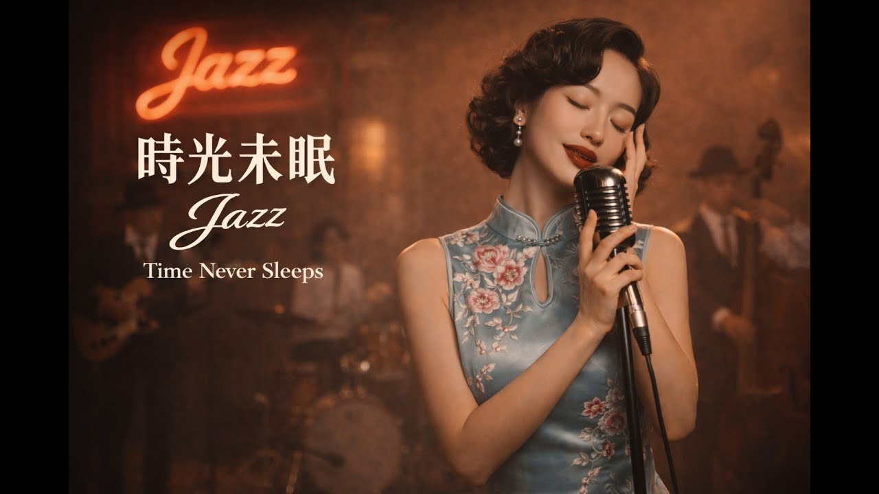 時光未眠》第四輯：【雨夜藍調】— 弄堂裡的心碎聲，1930 老上海沈浸式雨聲爵士伴奏 (70分鐘+｜Rainy Night Blues)