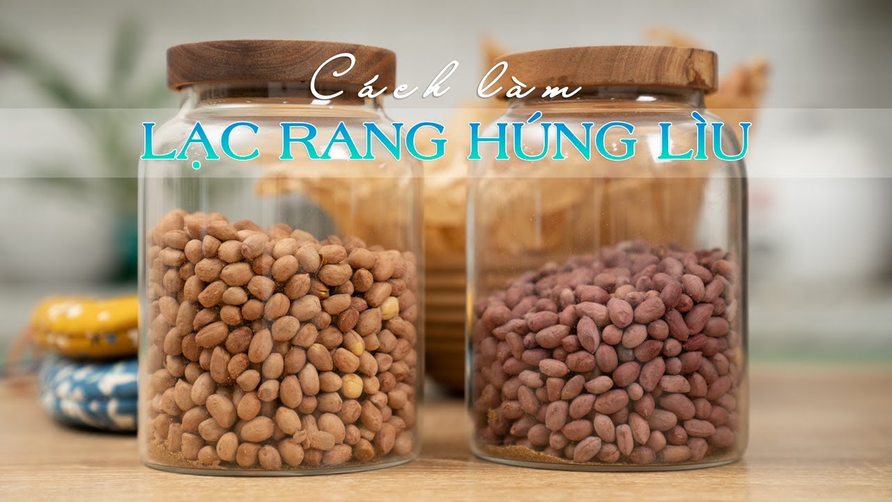 Cách Làm LẠC RANG HÚNG LÌU bằng nồi chiên không dầu đơn giản tại nhà