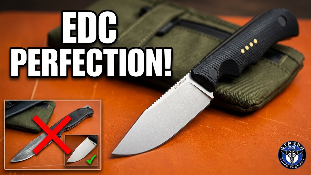 EDC Fixed Blade Perfection: Quiet Carry Shallows Review