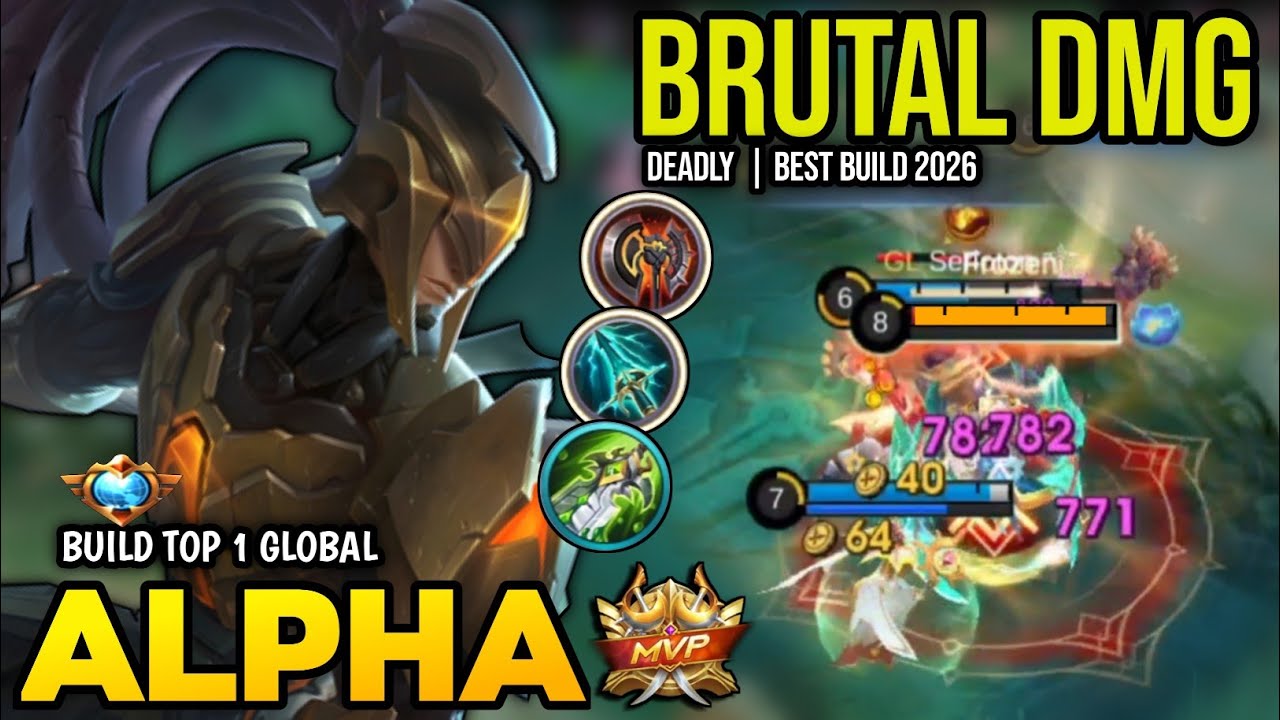 ALPHA BEST BUILD 2026 | BUILD TOP 1 GLOBAL ALPHA GAMEPLAY | MOBILE LEGENDS✓