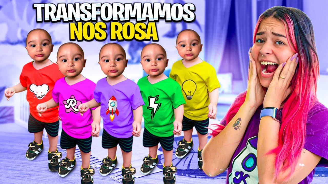 TRANSFORMEI O DAVI EM TODOS OS INTEGRANTES DOS ROSA