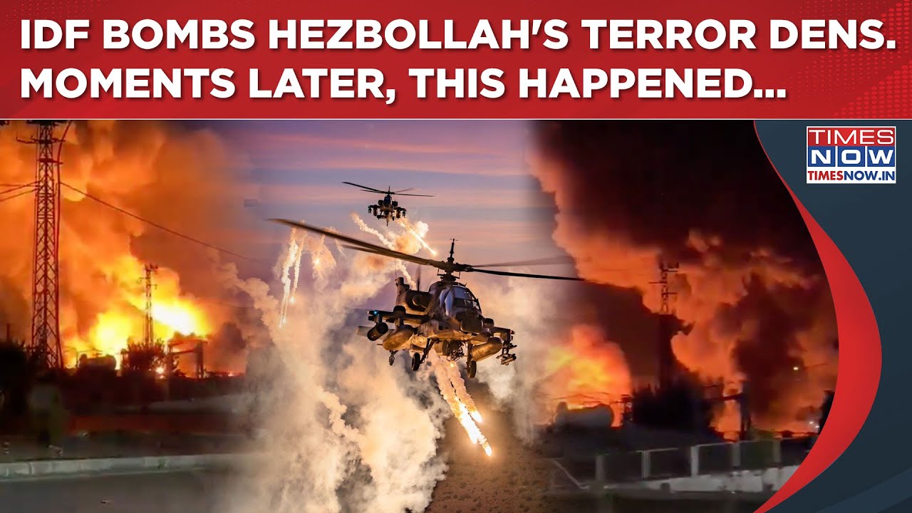 IDF Spots, Then Bombs Hezbollah Weapons Depot In Lebanon| On Cam: Terror Sites Turned Into Rubble