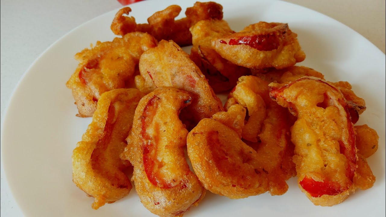 Easy Snack Recipe! Street Food | Crispy Fried Bell Peppers Recipe | Cook Point