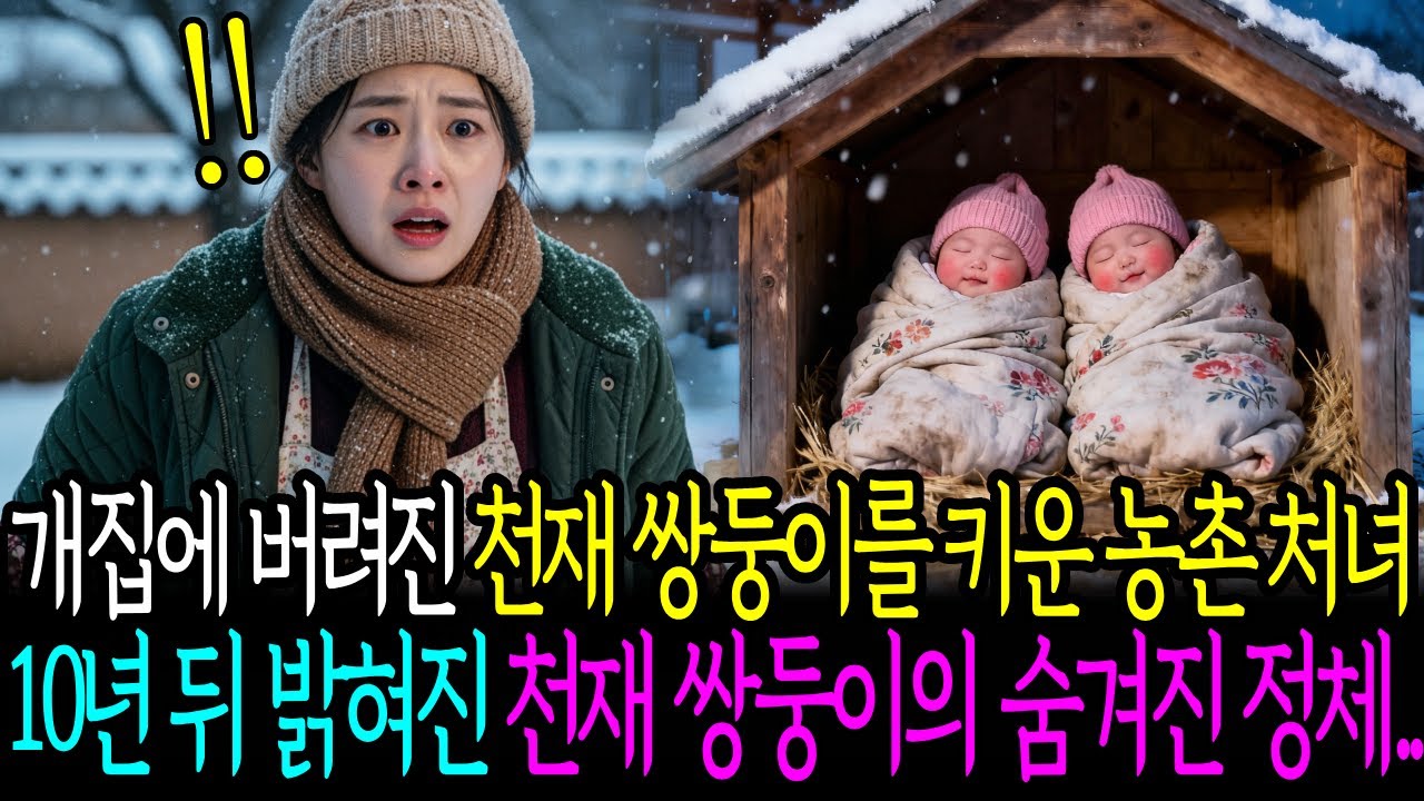 개집에 버려진 천재 쌍둥이를 키운 농촌 처녀 10년뒤 밝혀진 천재쌍둥이의 숨겨진 정체..