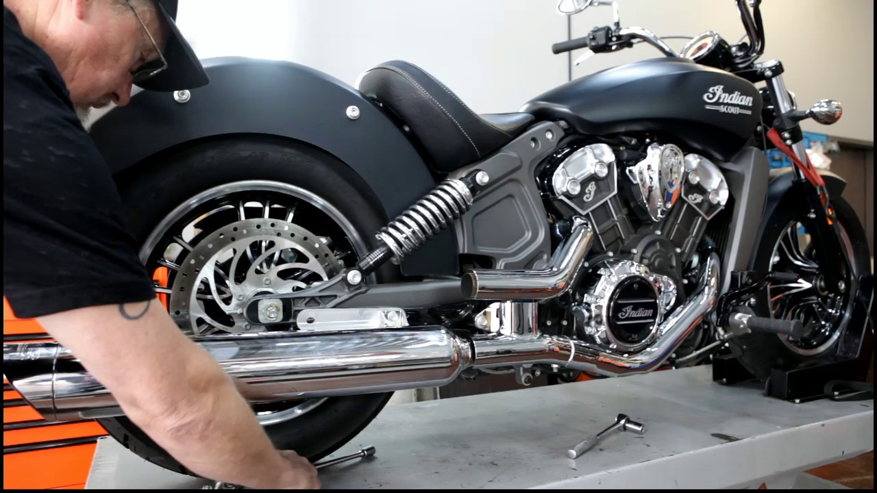 Exhuast Installation Video on Indian Scout