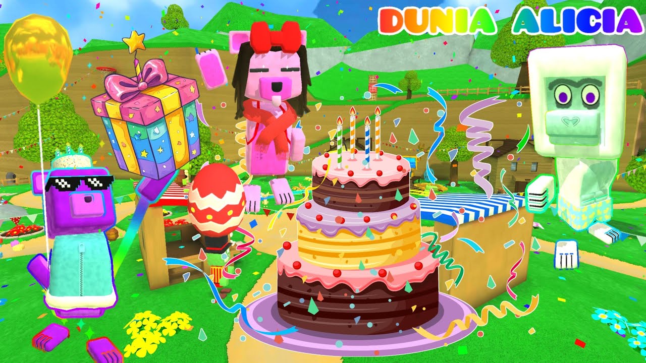 Yuta Mio Rayakan Pesta Ulang Tahun 🎊🎉 | Anak Yeti Hancurkan Pesta | SuperBearAdventure | DuniaAlicia