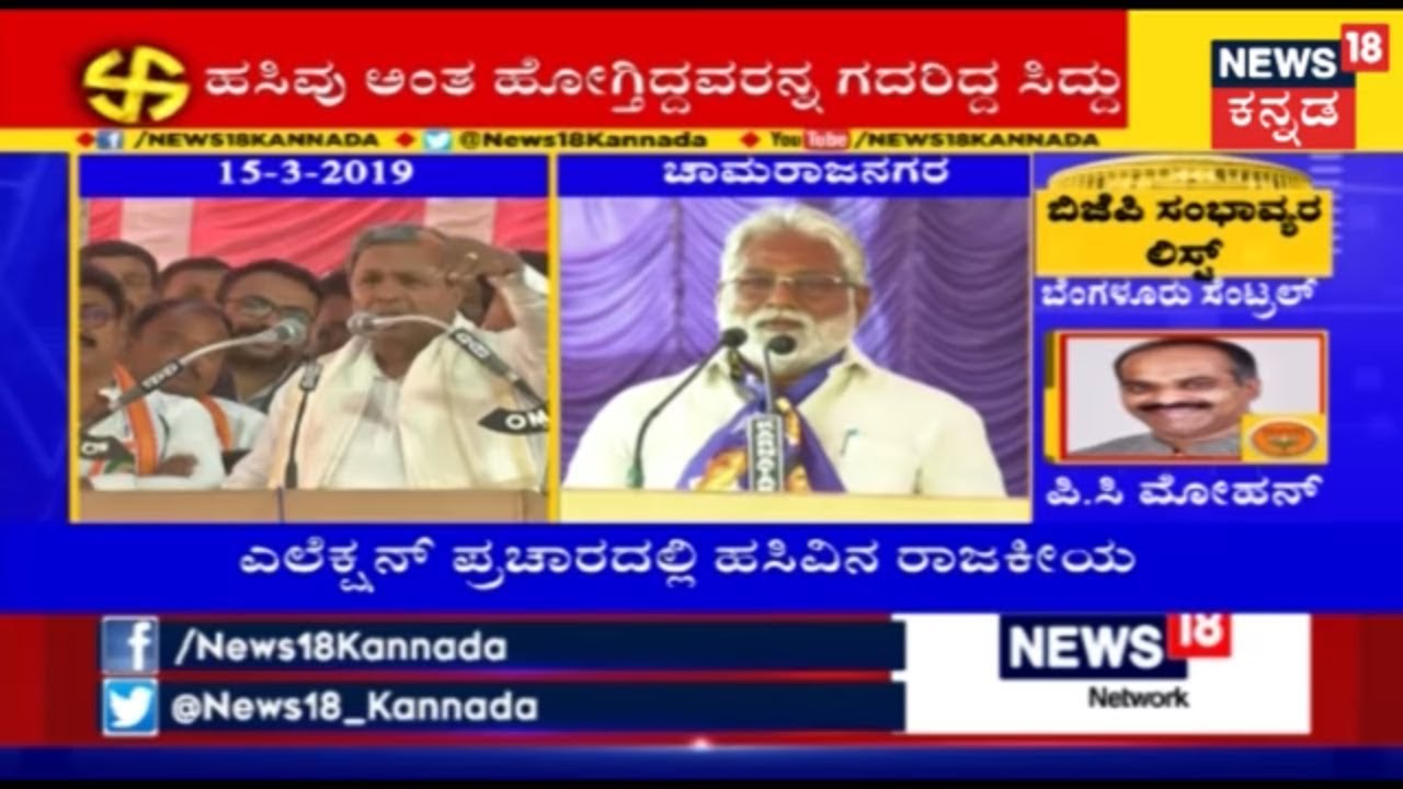 Chamrajanagar : N Mahesh Slams Siddaramiah For Using Poverty And Hunger To Campaign..!