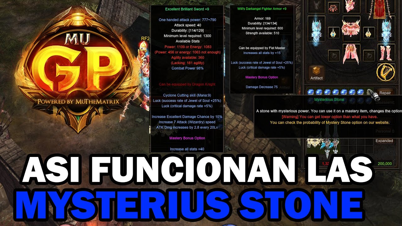 ASI FUNCIONAN LAS MYSTERIUS STONE!💯- MUGP S18.2