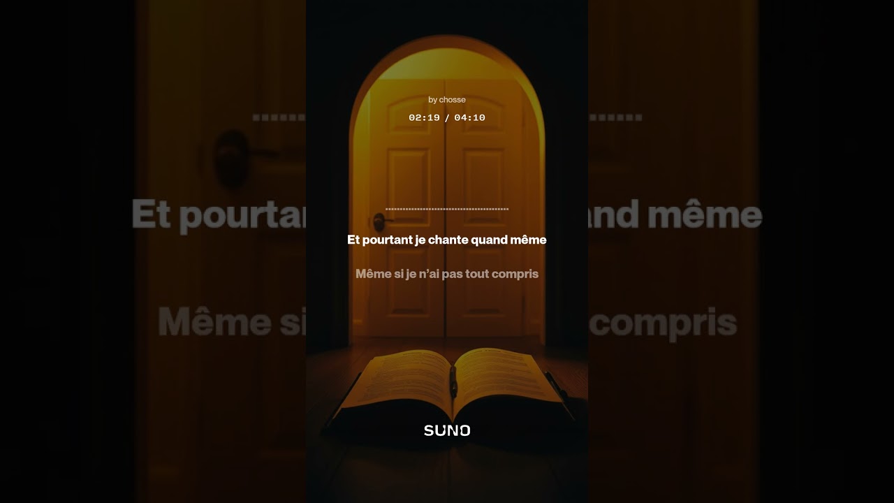Les doutes que je range
