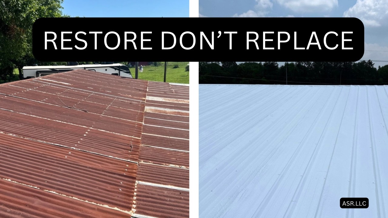 How We Restore Metal Roofs Instead of Replacing Them| Commercial Roof Coating