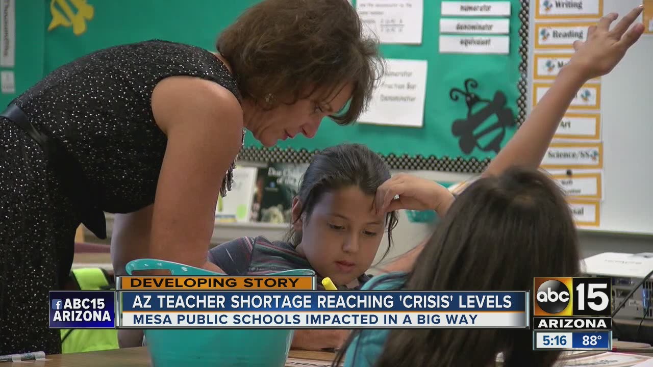 Mesa schools are facing a teacher shortage