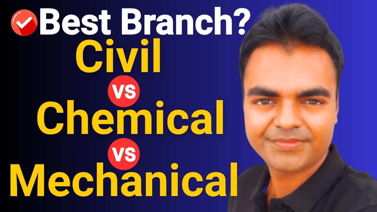 Mechanical Vs Civil Vs Chemical Which is Best BTech Branch 2026, Salary, Govt Jobs, Future Scope