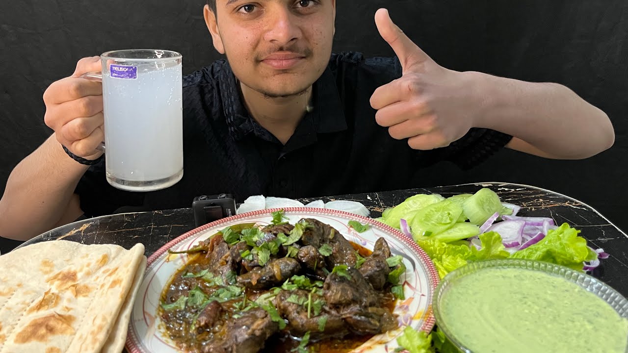 ASMR ; EATING CHICKEN LIVER CURRY | CHICKEN LIVER MUKBANG | EATING CHICKEN LiVER |