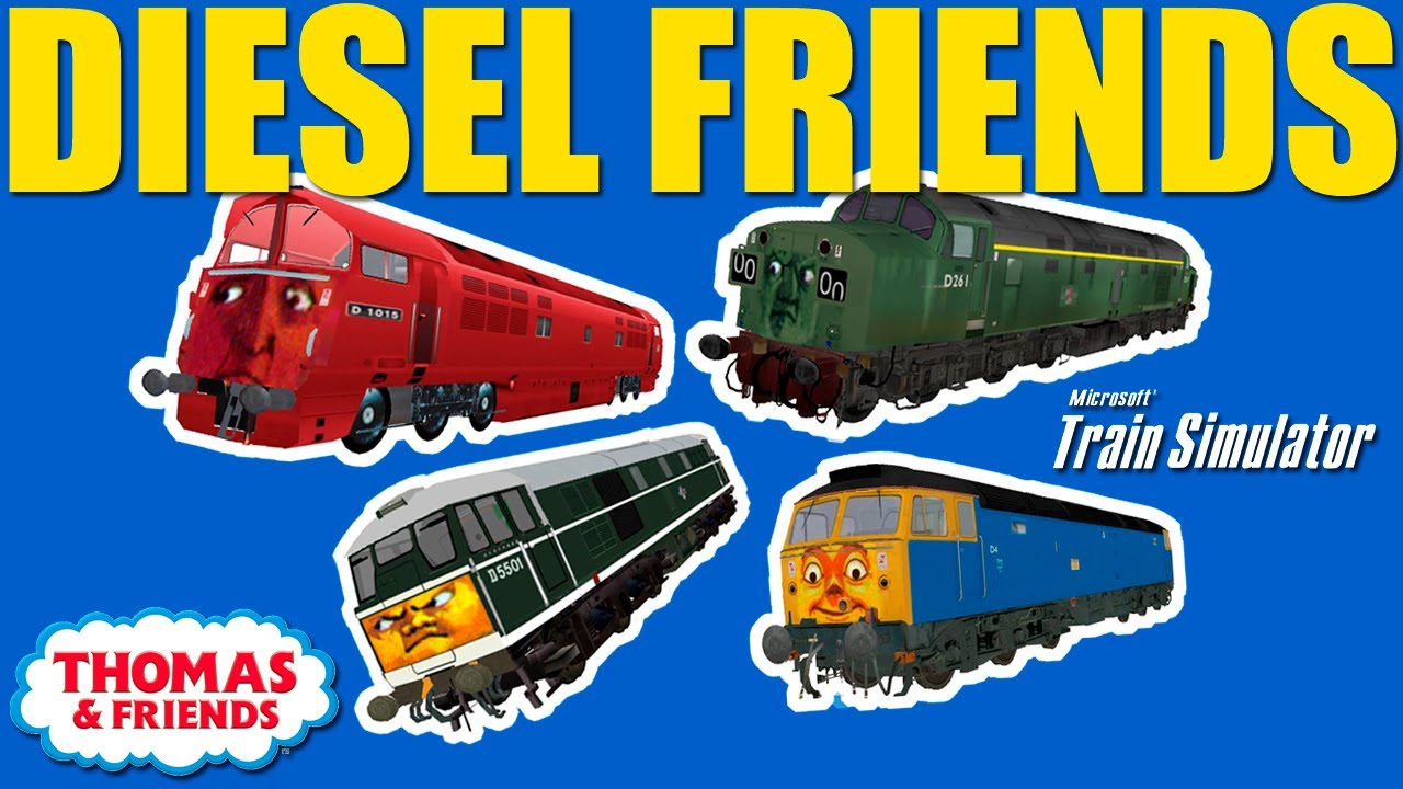 THOMAS & Friends RESKINS - Microsoft Train Simulator gameplay