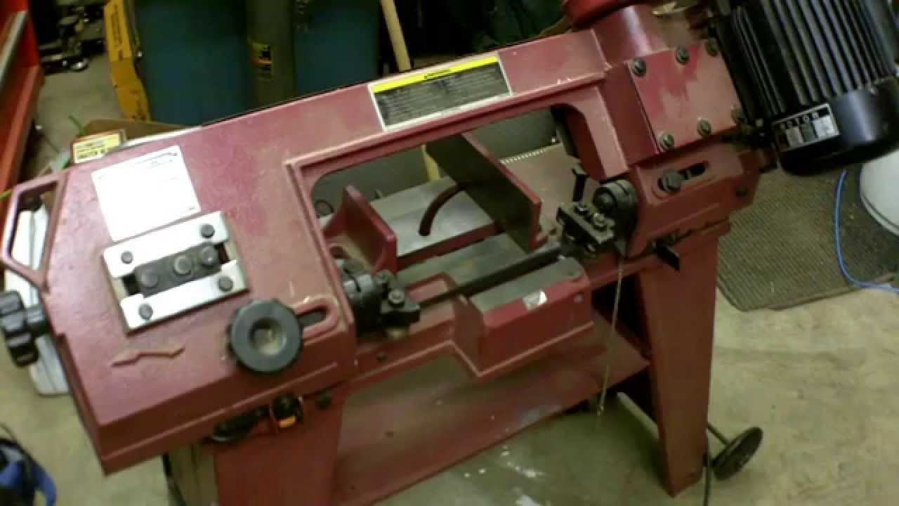 Harbor Freight 4X6 Bandsaw Modification Idea to Cut Larger Stock