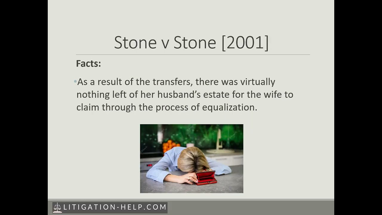 Case Law Minutes#15- Stone v Stone 2001 CanLII 24110 (ONCA)-family property-inter vivos transfers