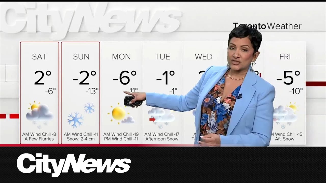 Flurries on Saturday, snow on Sunday