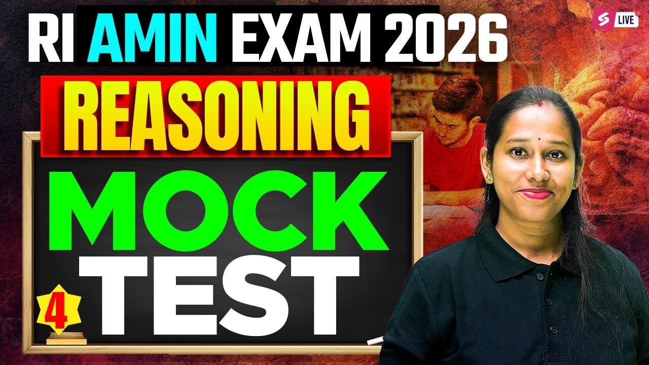 CGL MOCK 2026 | REASONING MOCK | MOCK TEST -4 By Susmita Ma'am
