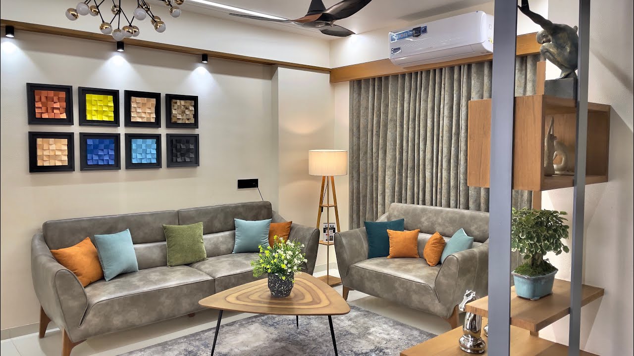 3 BHK Beverly Hills Design By Innovatiq Architects #flatdesign