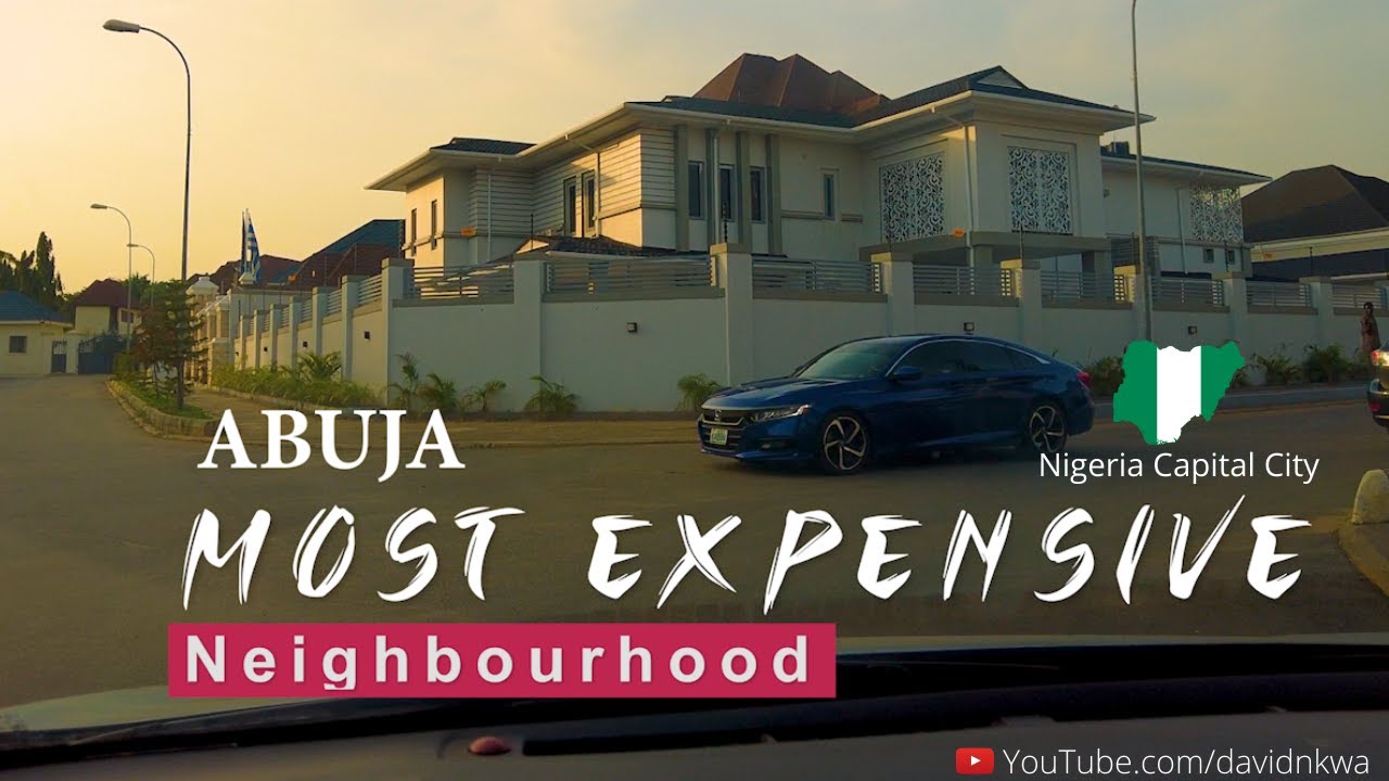 Driving Around Maitama The Most Expensive Neighborhood in Abuja City Nigeria.