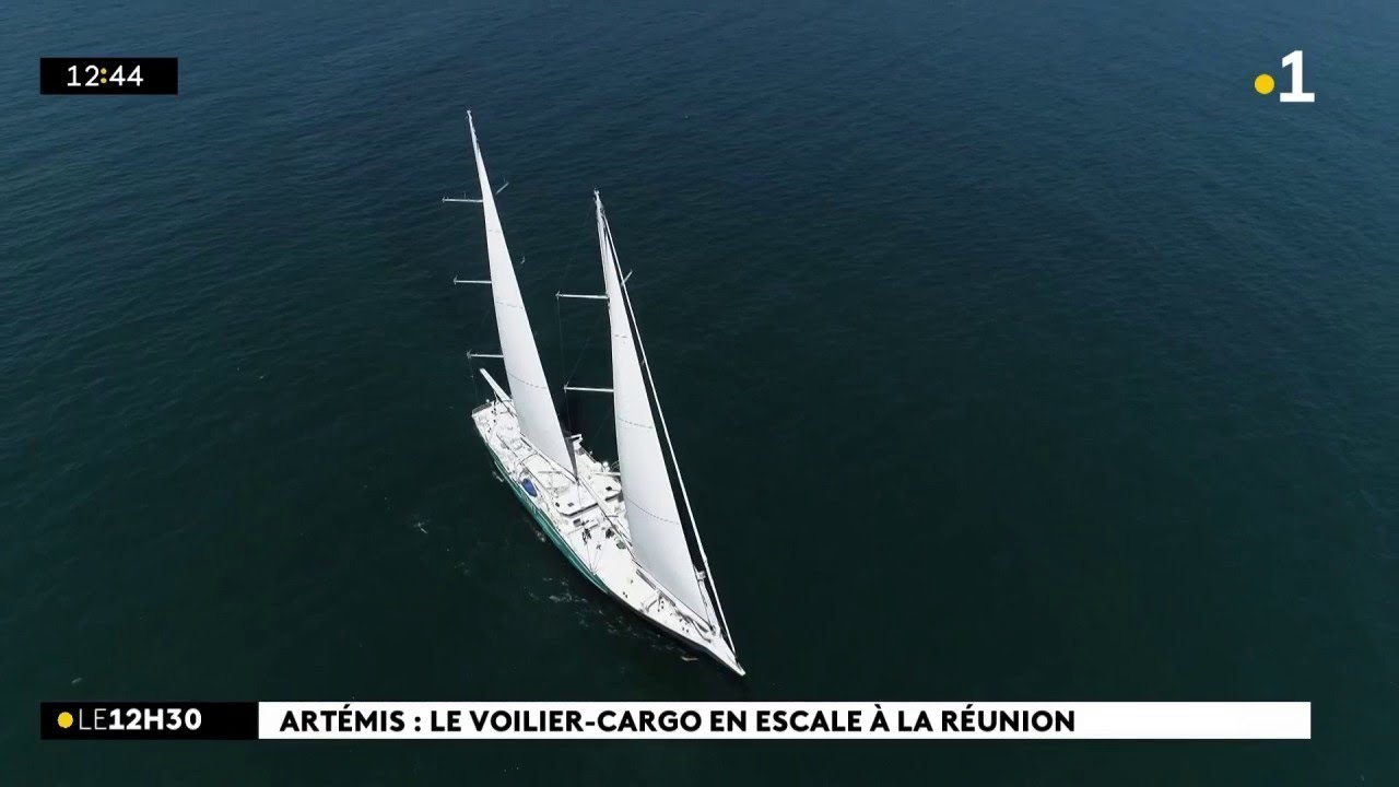 L’Artemis est un voilier cargo en escale à La Réunion