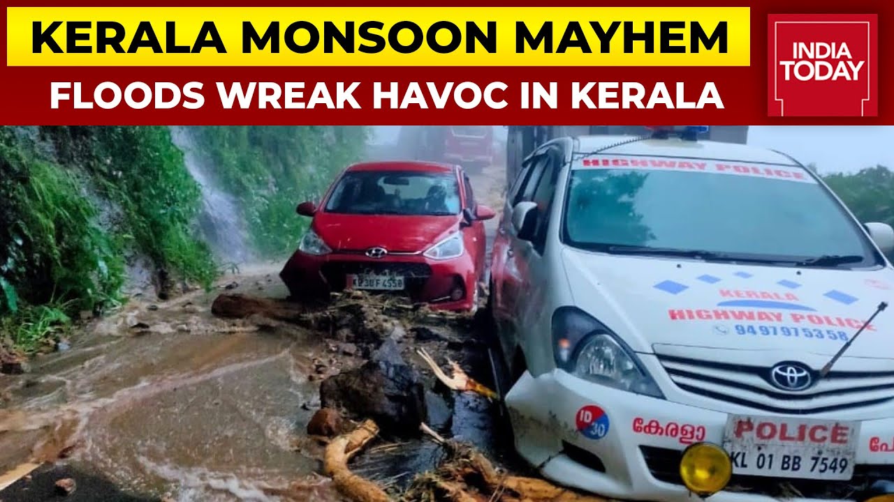 Kerala Monsoon Mayhem: Father & Son Caught In Floods | India Today