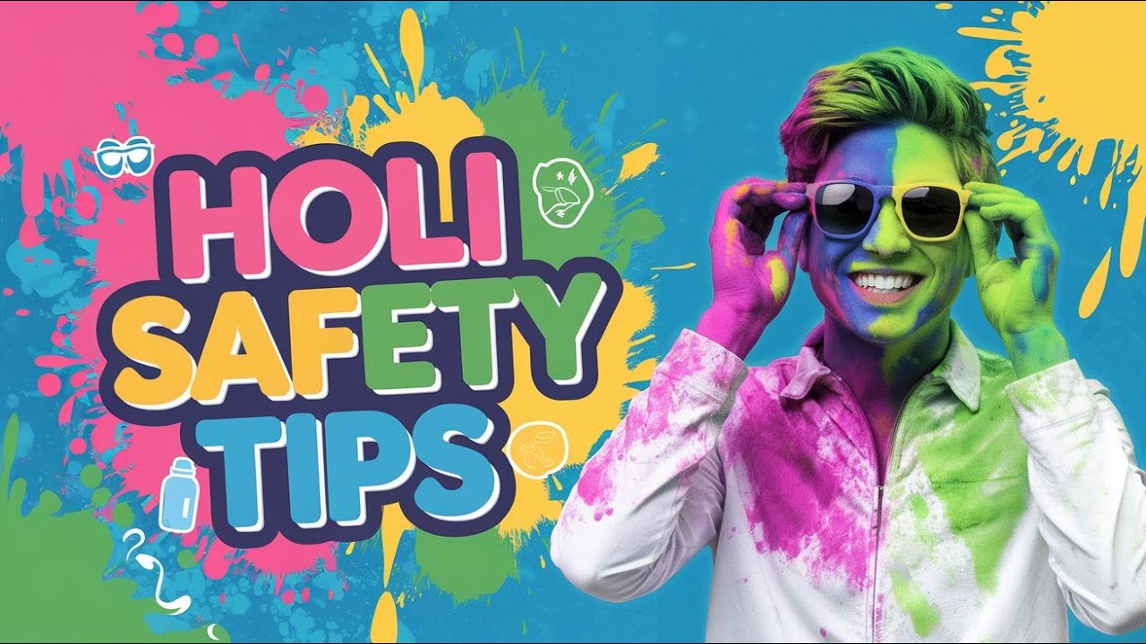 Holi Safety Tips 🌈 | Stay Safe & Enjoy the Festival of Colors! 🎉