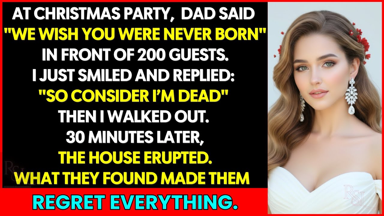Dad Said “We Wish You Were Never Born” and I Just Smiled and Stood Up At Christmas Party