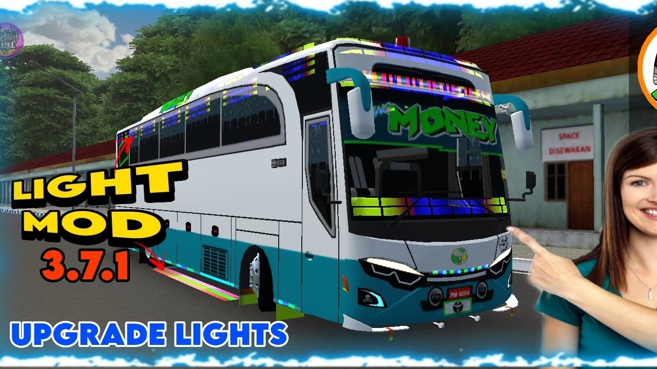 LIGHT MOD FOR BUSSID 3.7.1 STROBE LIGHT, UNDER LIGHT AND TOP LIGHT [2025]