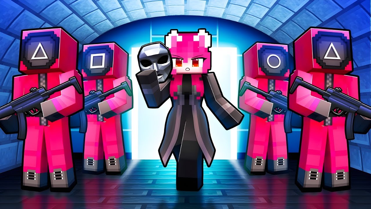 *CONTROLEZ* JOCURILE din SQUID GAME in Minecraft?