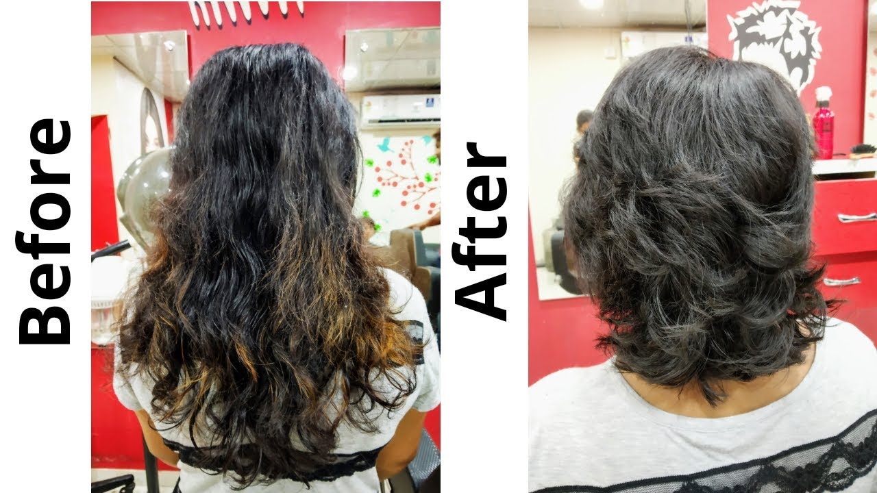 Long to short haircut / Layered haircut 2018(Advance)