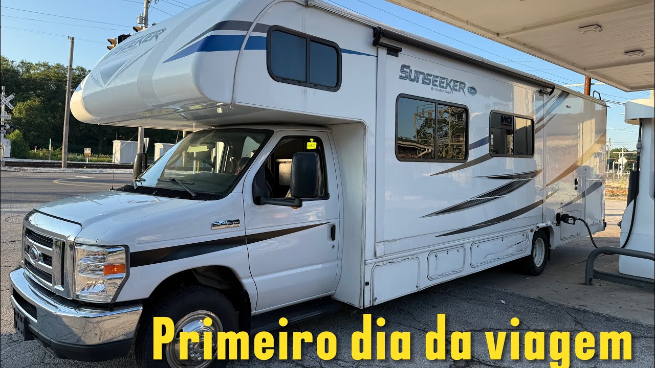 Viagem de Trailer nos Estados Unidos.