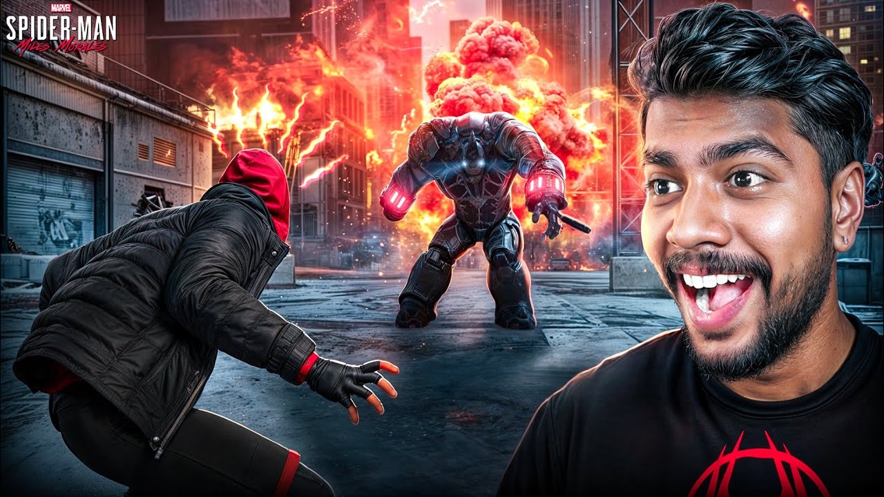 INTENSE BOSS FIGHT WITH RHINO 🥵!! Spiderman Miles Morales (Part 6)