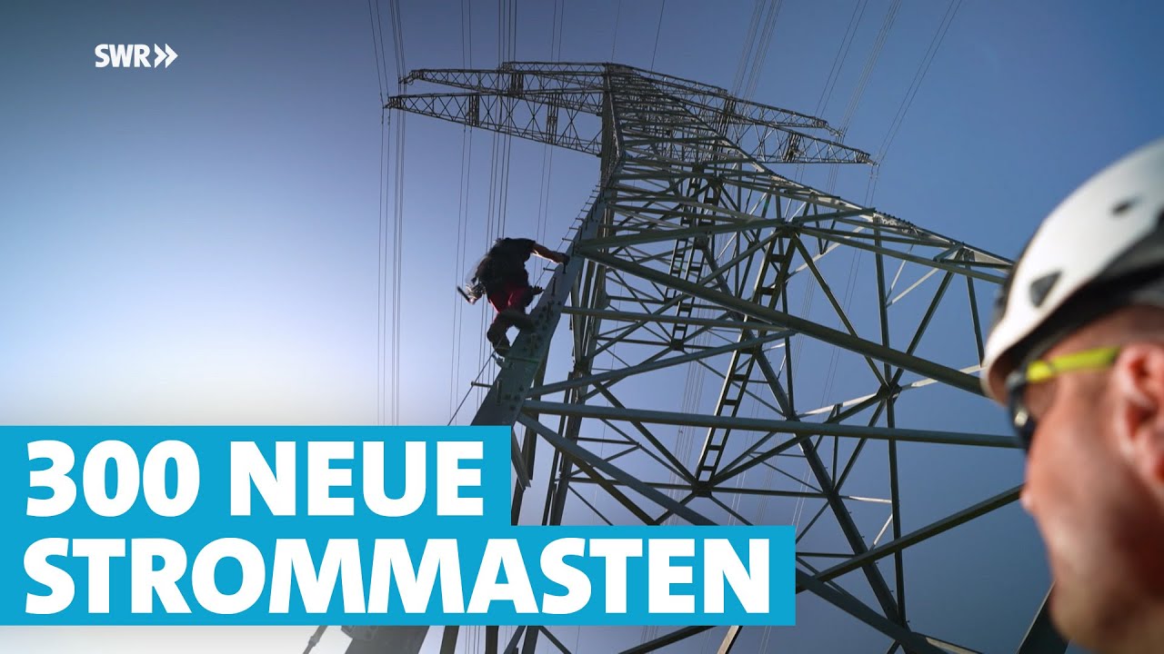 Schwindelerregende Arbeiten: So wird die Stromtrasse durch die Eifel erneuert