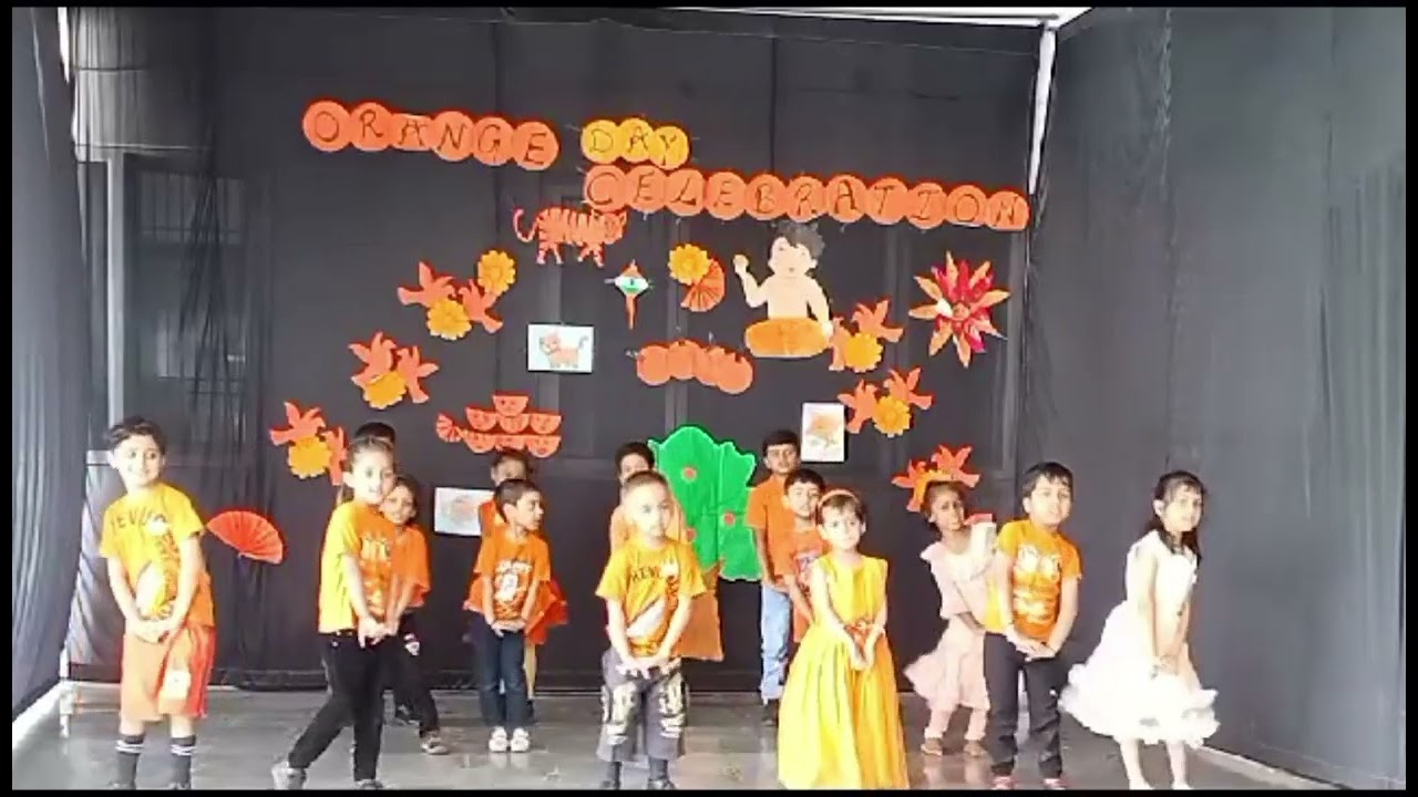 🍊 Orange Day Special Performance by the kids of UKG🍊#tgaps#dance #kidsvideo #orange